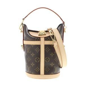 LOUIS VUITTON Duffle Bag Shoulder Messenger Monogram Brown
